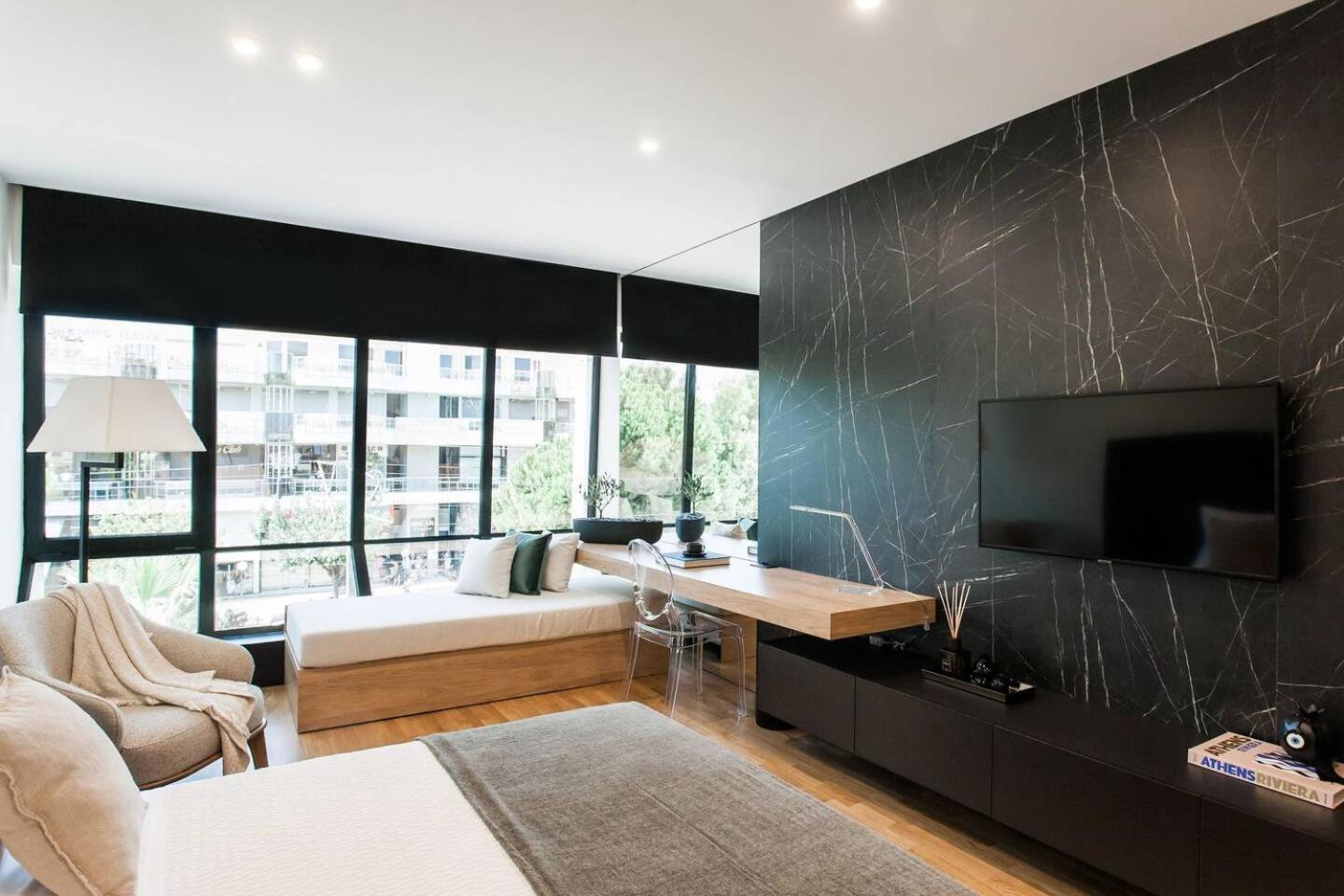 2 Sidebyside Suites In Athens Riviera By The Olon Exteriör bild